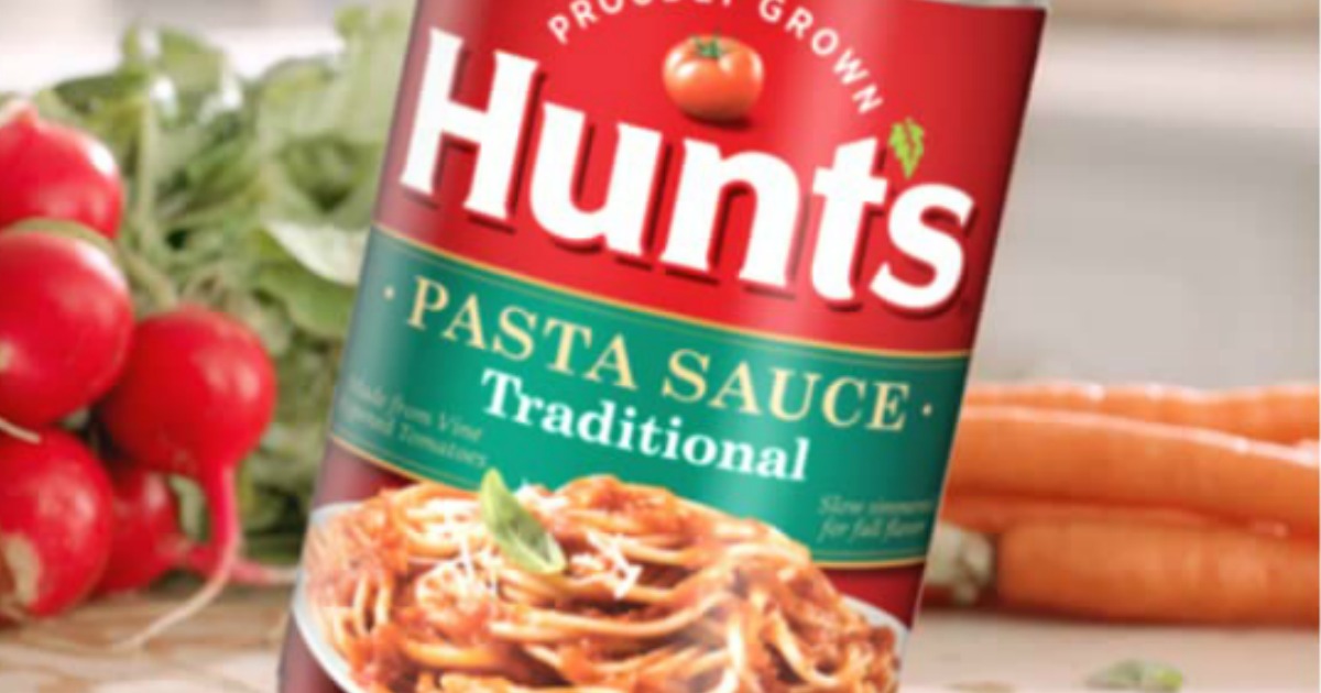 Hunt's Pasta Sauce 24oz Cans 12Pack Only 8.69 Shipped on Amazon