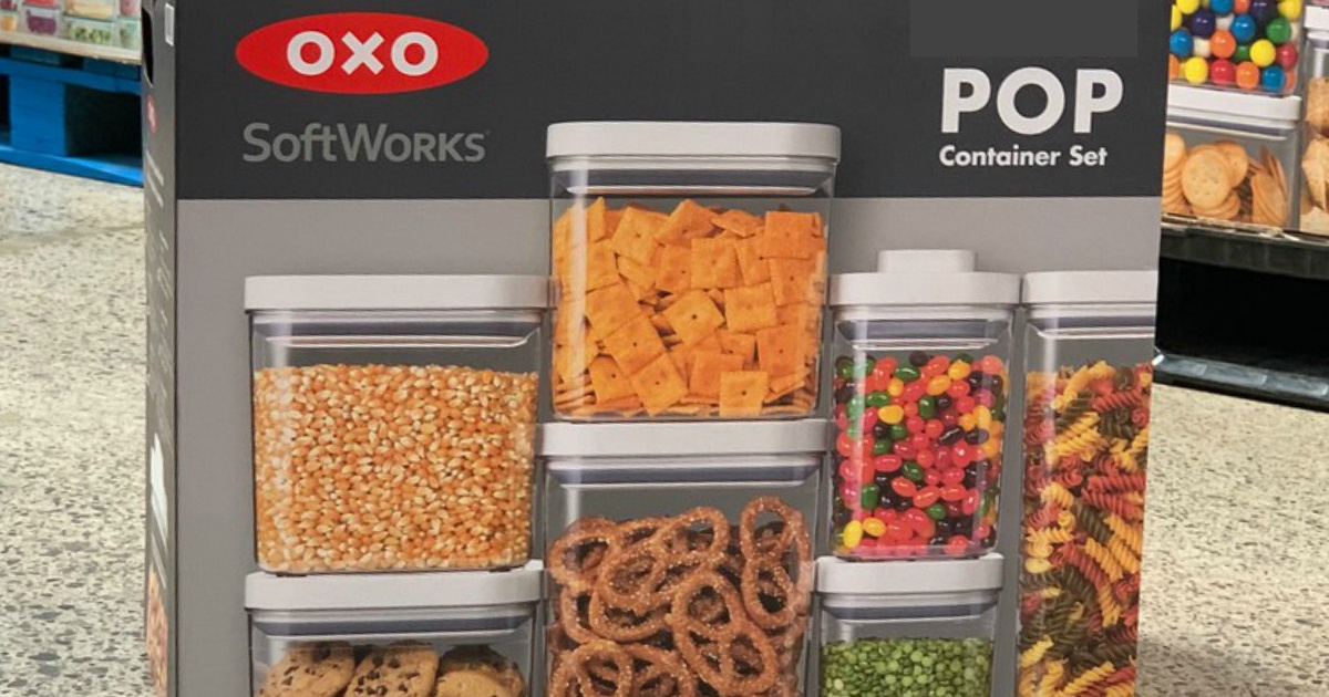 OXO 9Piece POP Container Set Only 52.98 Shipped on