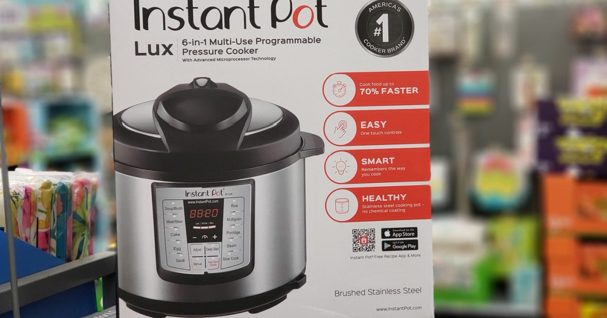 Instant Pot Lux 8Quart Pressure Cooker Only 69.98 Shipped for Sam’s