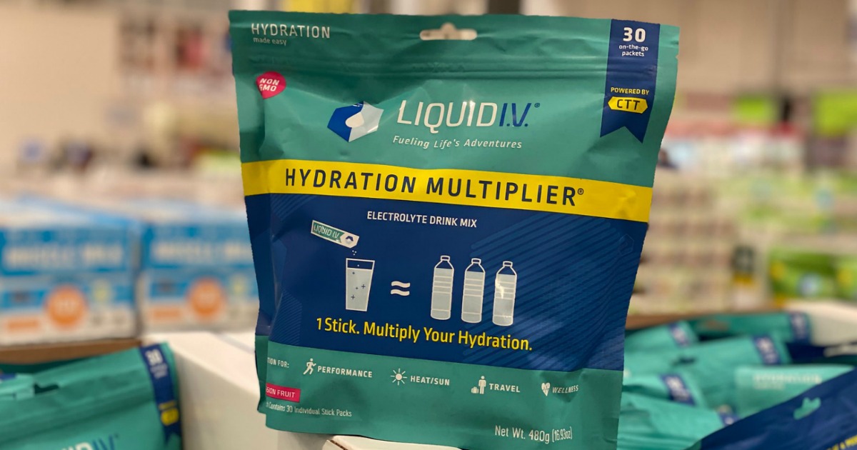 Liquid I.V. Electrolyte Drink Mix 30Count Only 32.99 Shipped on