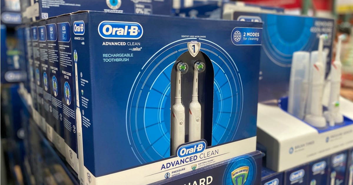 OralB Rechargeable Toothbrush 2Pack Only 49.99 After Rebate at