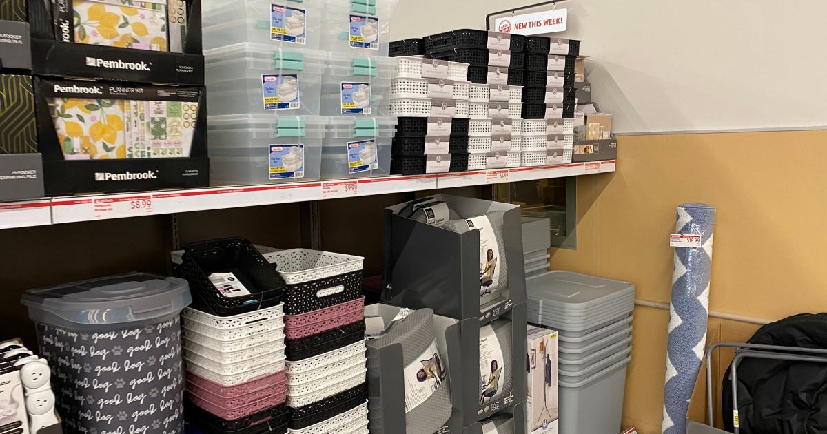 Storage & Organizational Items from 4.99 at ALDI