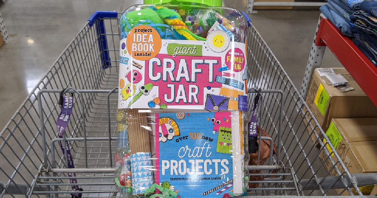 Giant Craft Jar Only 19.98 at Sam's Club Includes Over 300 Items