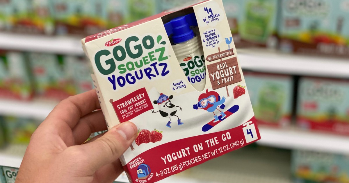 FREE GoGo SqueeZ Yogurtz 4Count After Cash Back at Target