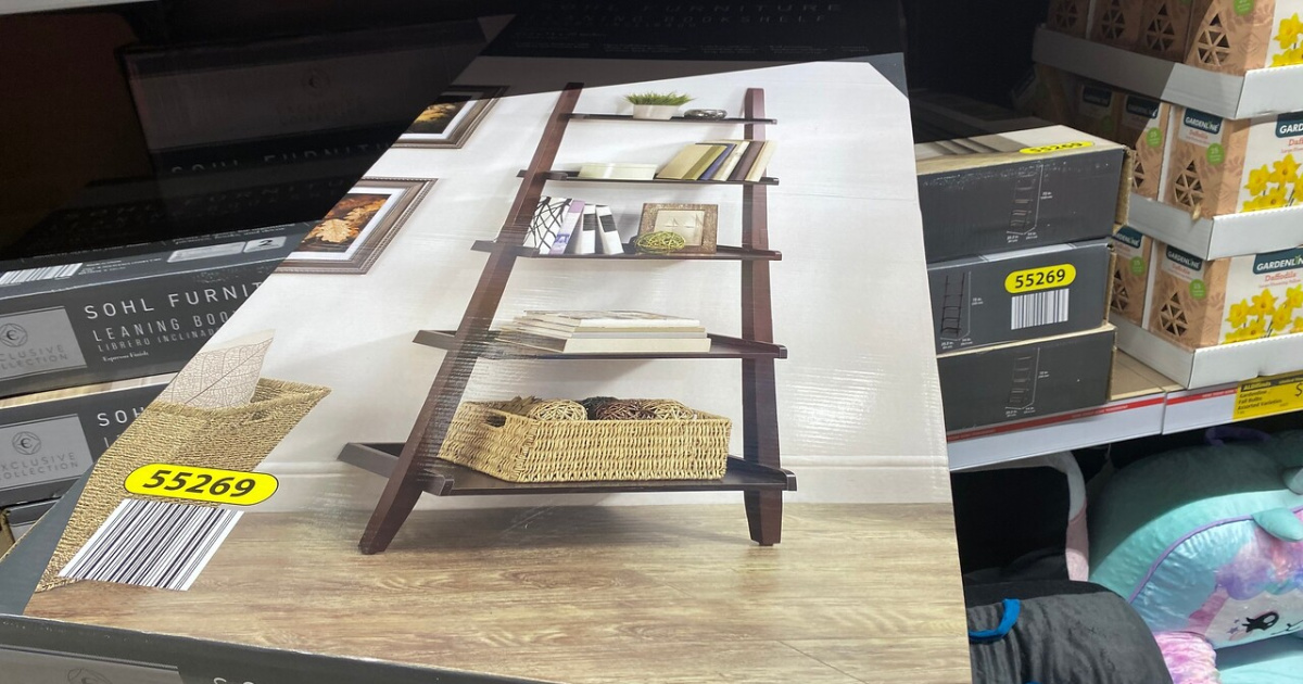 This Leaning Bookshelf at ALDI is 93 Less Than Target's Version