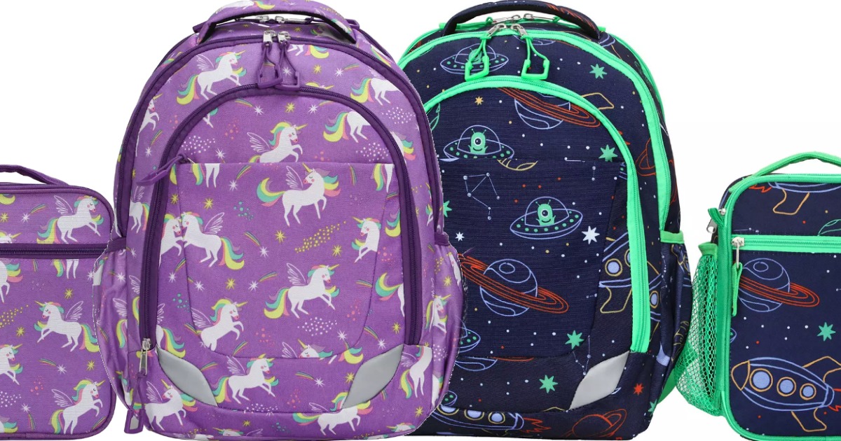 Matching Backpack & Lunch Kit Sets Just 9.91 on
