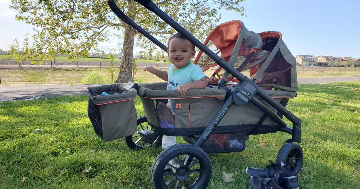 Evenflo Pivot Xplore Stroller Wagon Just 209.90 Shipped