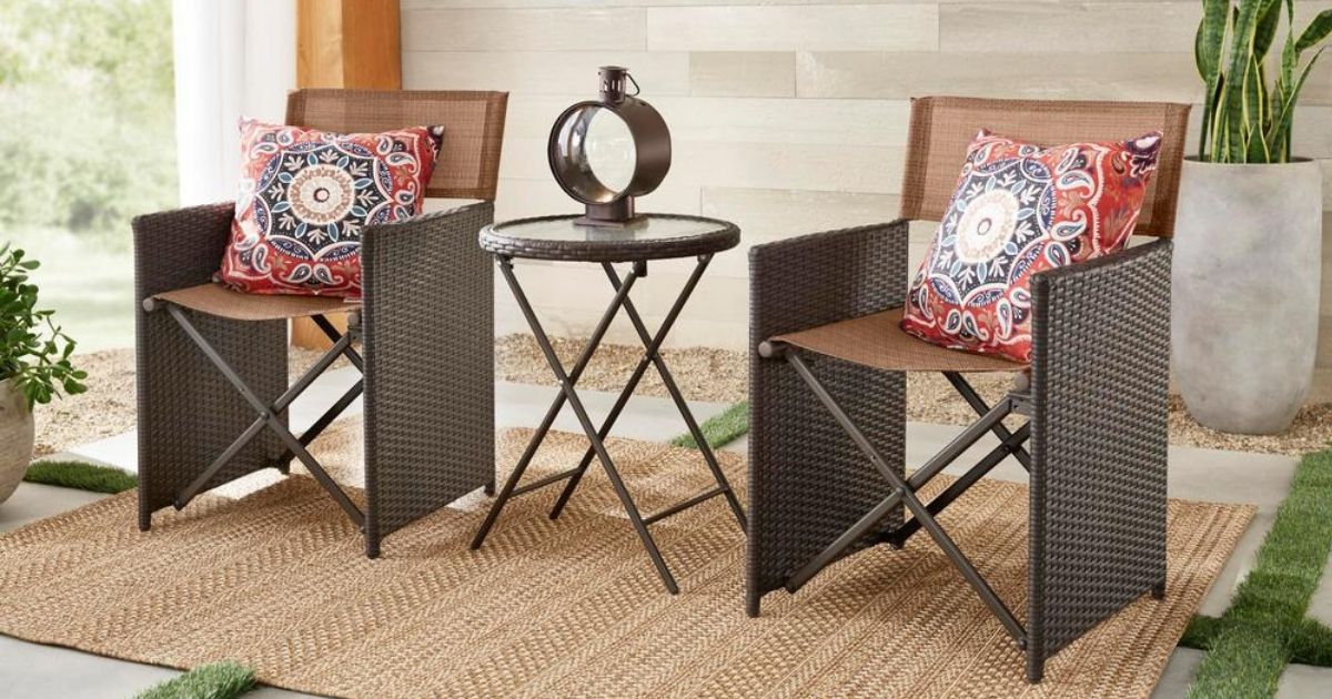50 Off Patio Furniture + Free Delivery on Home Depot 3Piece Patio