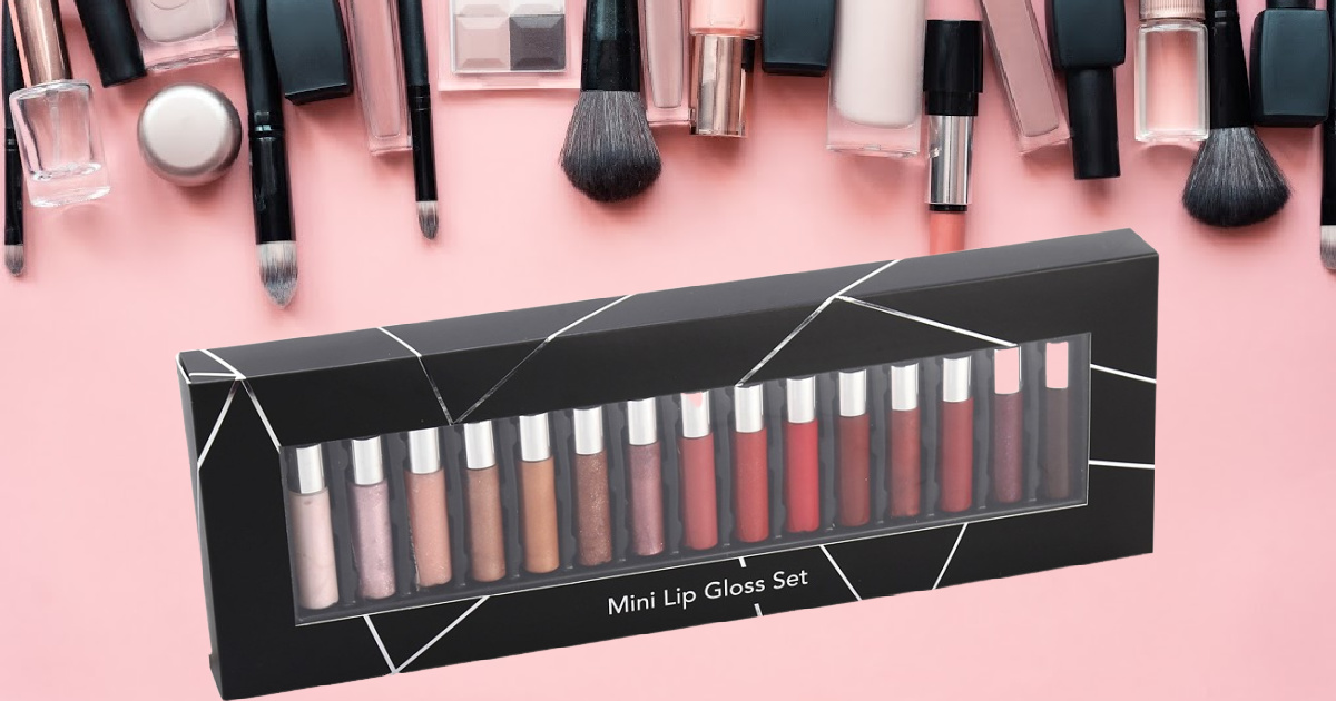 Mini Lip Gloss & Nail Polish Sets Only 10 on (Regularly 25)