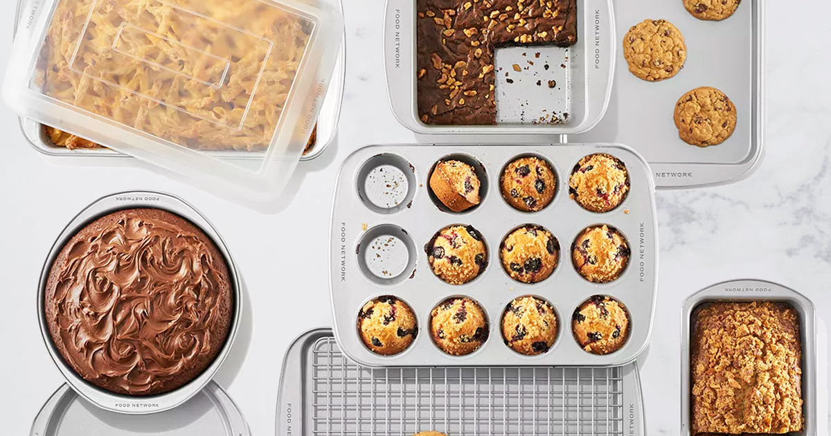 Food Network 10Piece Bakeware Set from 44.79 (Regularly 80) + Free