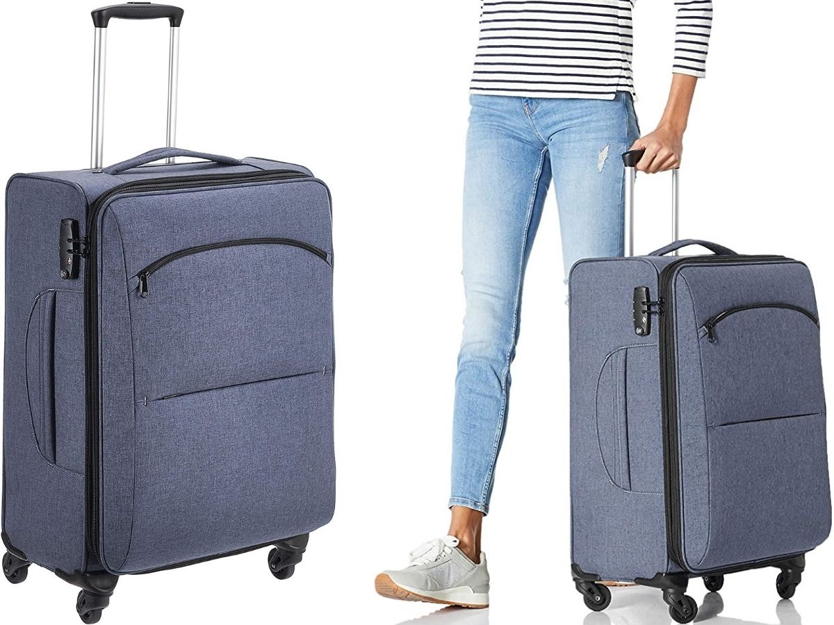amazonbasics softside spinner luggage,Save up to