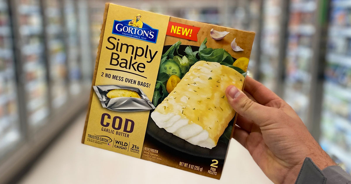 50 Off Gorton's Simply Bake Cod Fillets at Target Includes Oven Bags Hip2Save