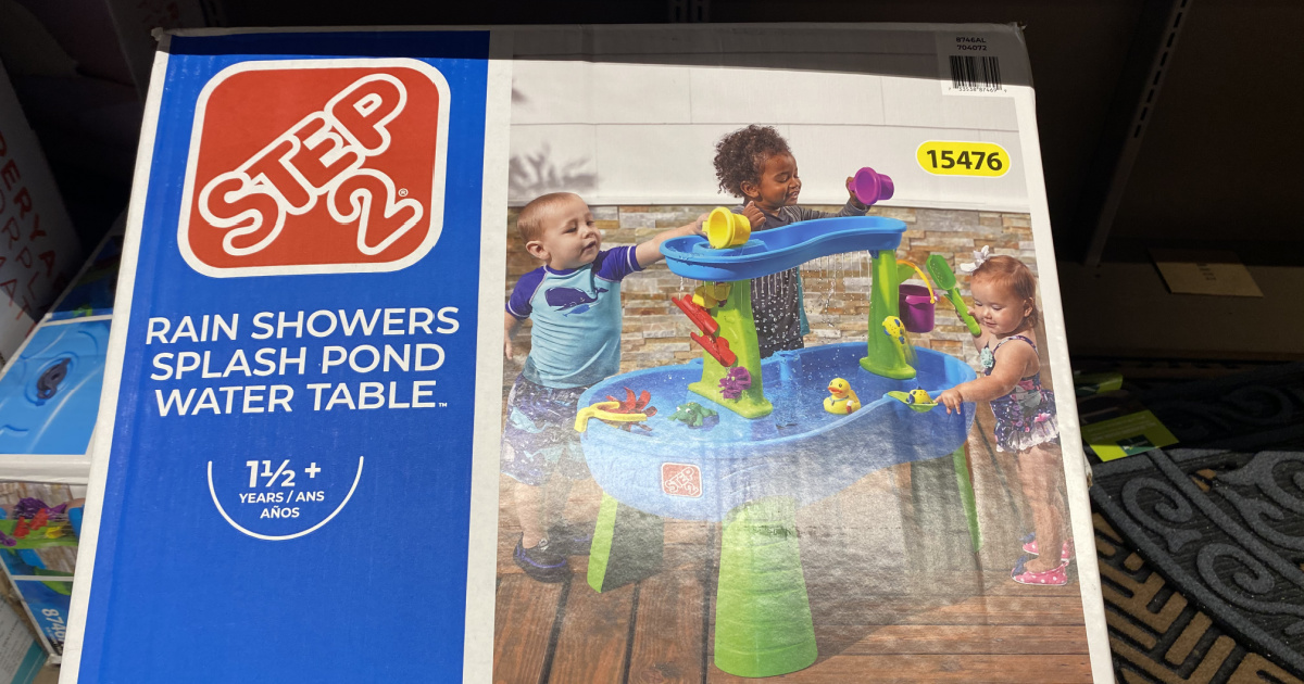 Step 2 Rain Showers Splash Pond Water Table Only 59.99 at ALDI