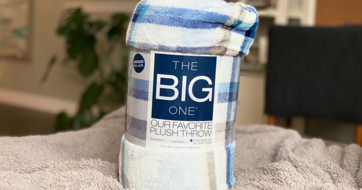The Big One Oversized Supersoft Plush Throws Only 10 on