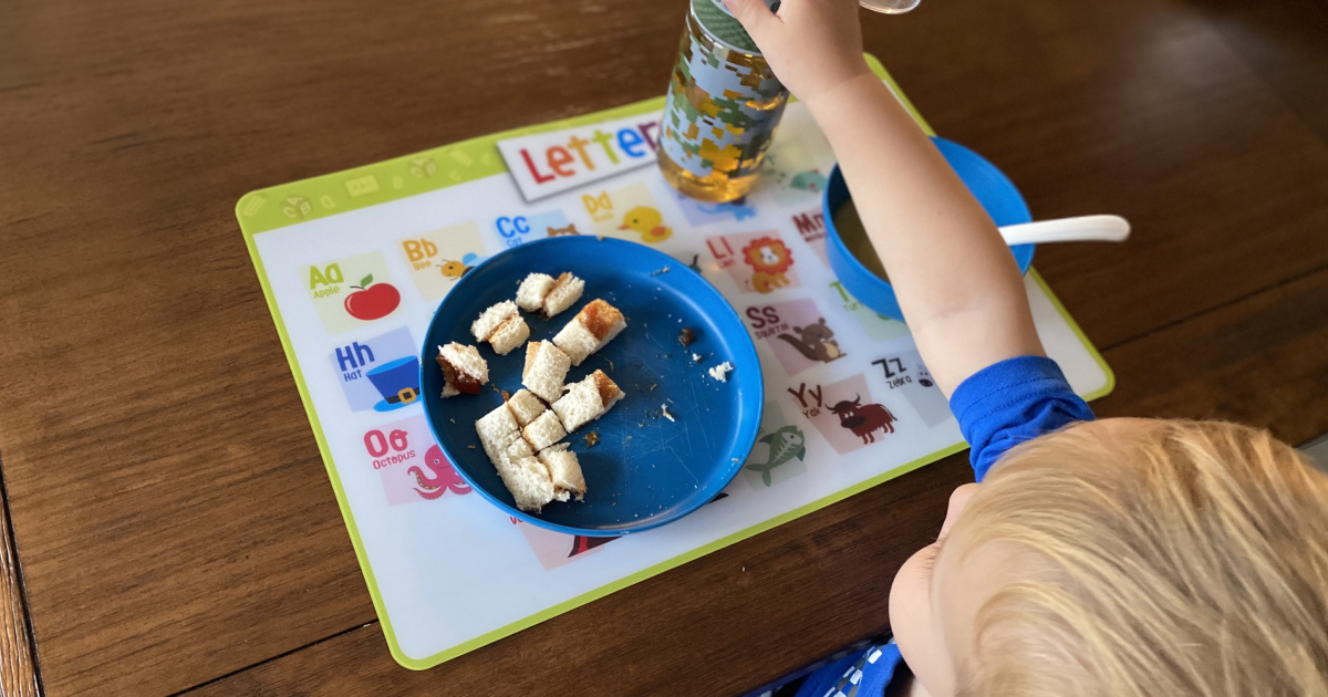 Best Kids Placemats NonSlip, Reusable, & Educational Hip2Save