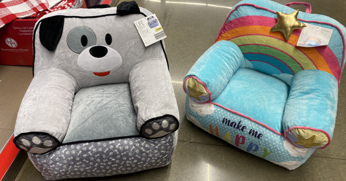 Kids Plush Chairs & Backrests from 14.99 at ALDI Unicorn, Rainbow