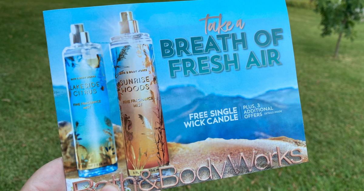 Check Your Mailbox for a Bath & Body Works Mailer, Includes Free Candle