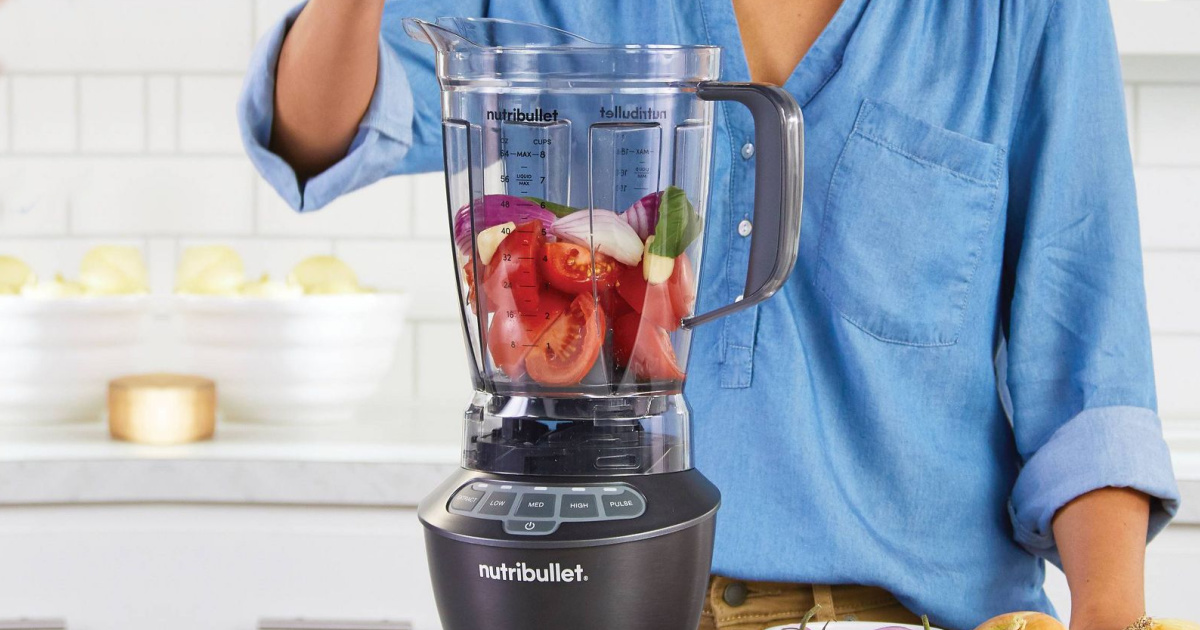 NutriBullet Blender w/ Travel Cups & Recipe Book Only 79.99 Shipped on