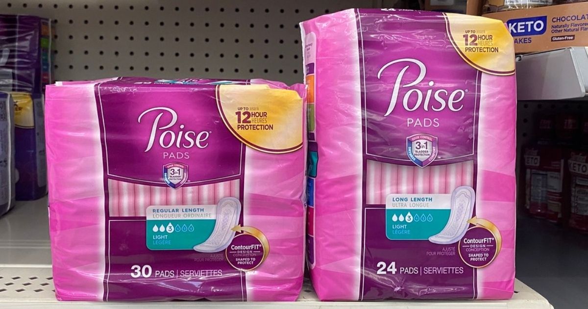 TWO Free Packs of Poise Pads at Walmart After Cash Back Starting 8/29 (10 Value)