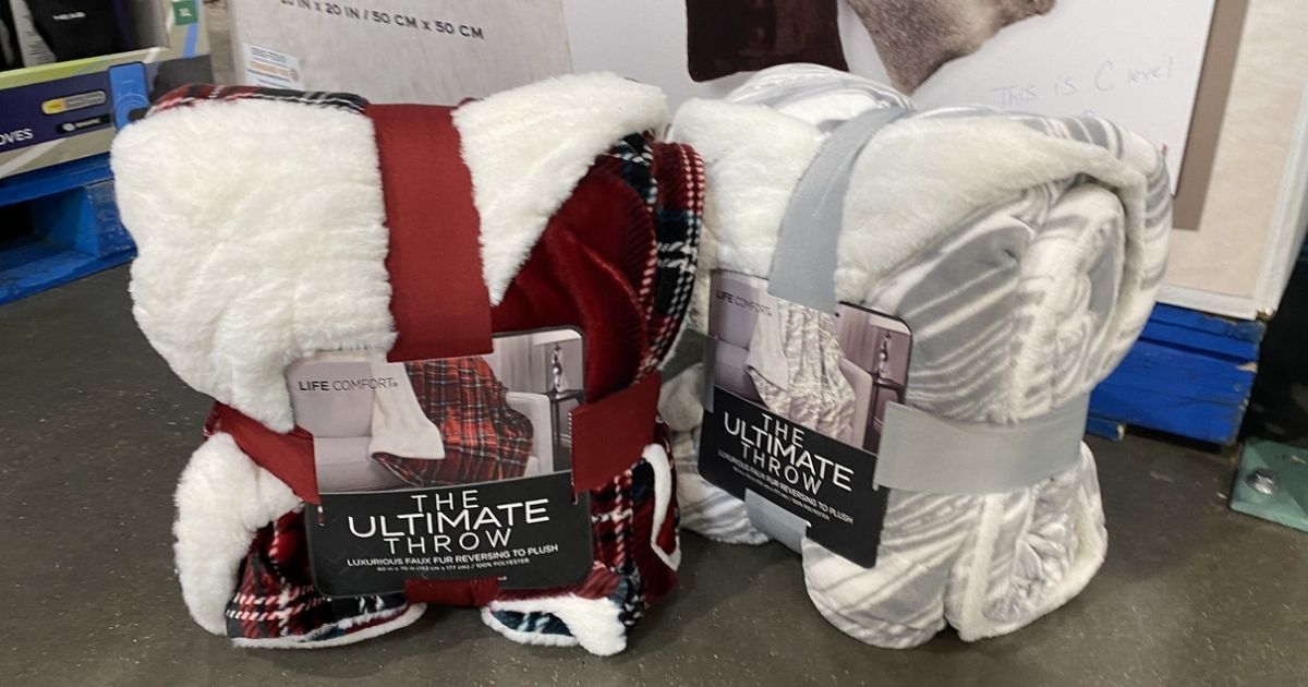 Life Comfort Ultimate Reversible Throw Only 11.99 at Costco (Regularly