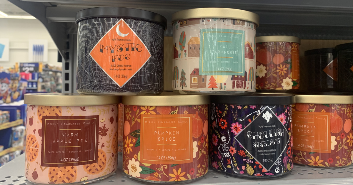 New Fall Candles Only 5.97 at Walmart (Try Scents Like Ghoulish