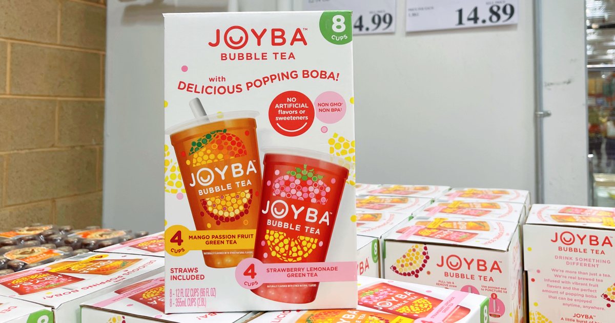Joyba Bubble Tea 8Packs Available at Costco Boba ShopInspired