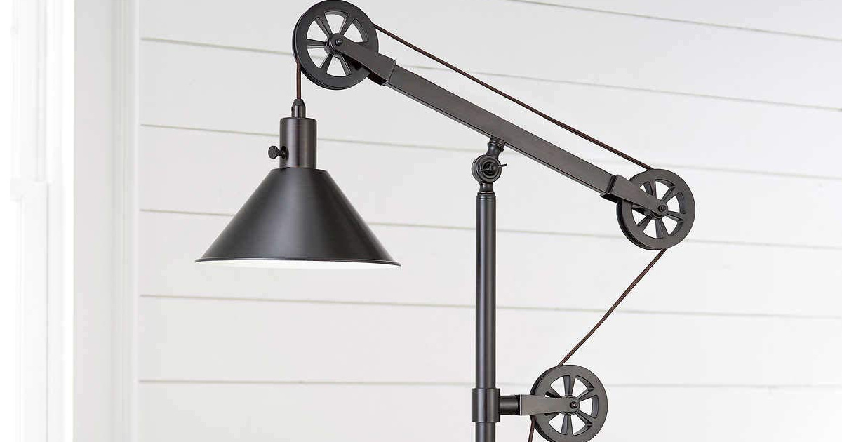 Industrial Pulley Table Lamp Only 29.99 Shipped on