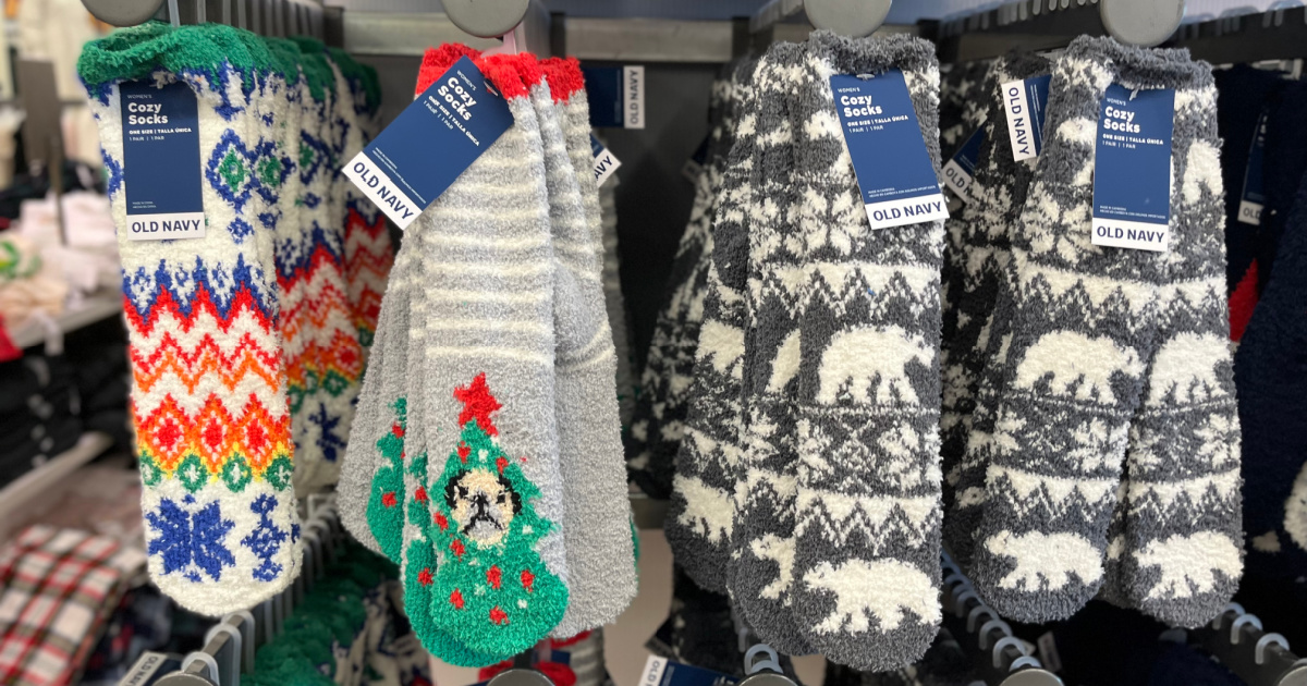 Old Navy Cozy Socks for the Family from 1.99 Hip2Save