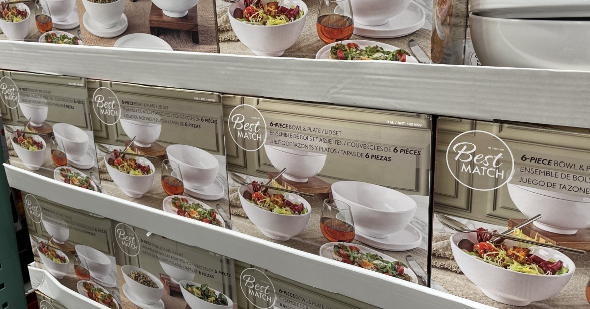 This 6Piece Bowl Set Includes Plates That Double As Lids & It's Only