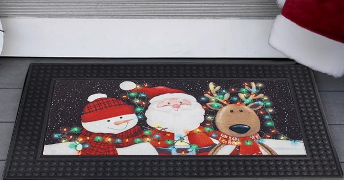 Holiday Doormats w/ Lights & Music Only 16.99 on (Regularly