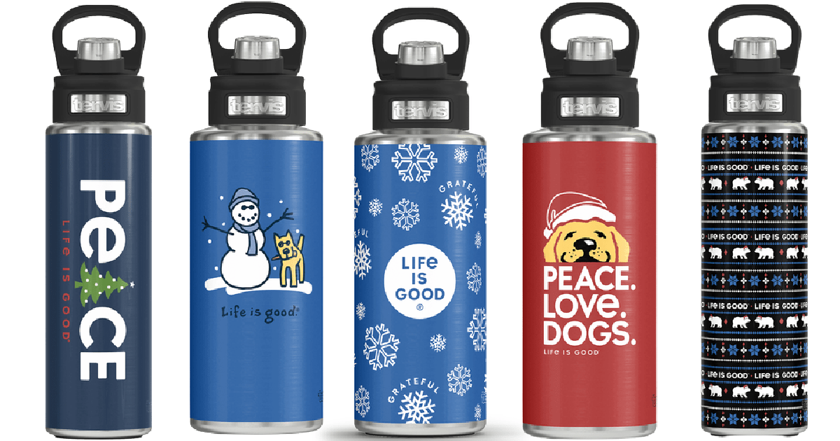 Life is Good Tervis Stainless Steel Water Bottles From 11 Shipped