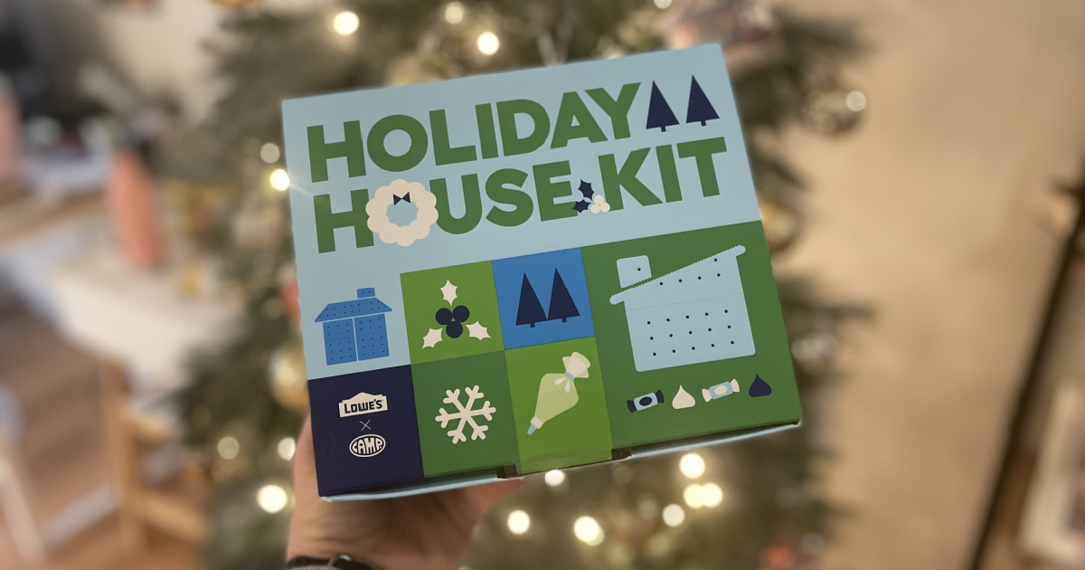 Did YOU Score a FREE Lowe’s Holiday House Kit? It's Available to Pick