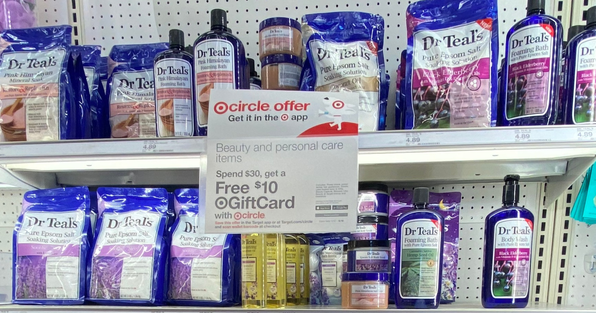 FREE 10 Target Gift Card w/ 30 Beauty & Personal Care Purchase Save