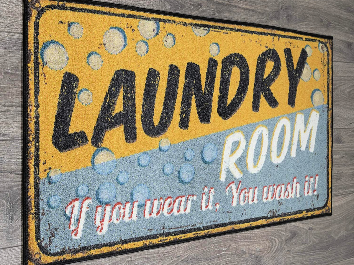This Rug is Perfect for Your Laundry Room & It's Just 10.67 on Amazon