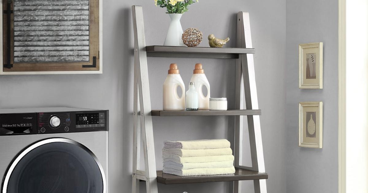 72" Ladder Bookcase Only 99.99 Shipped on (Regularly 160)