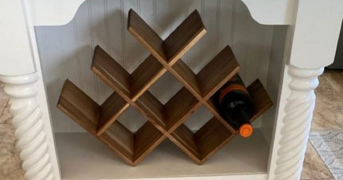 Threshold Acacia Wine Rack Only 20 on (Regularly 40