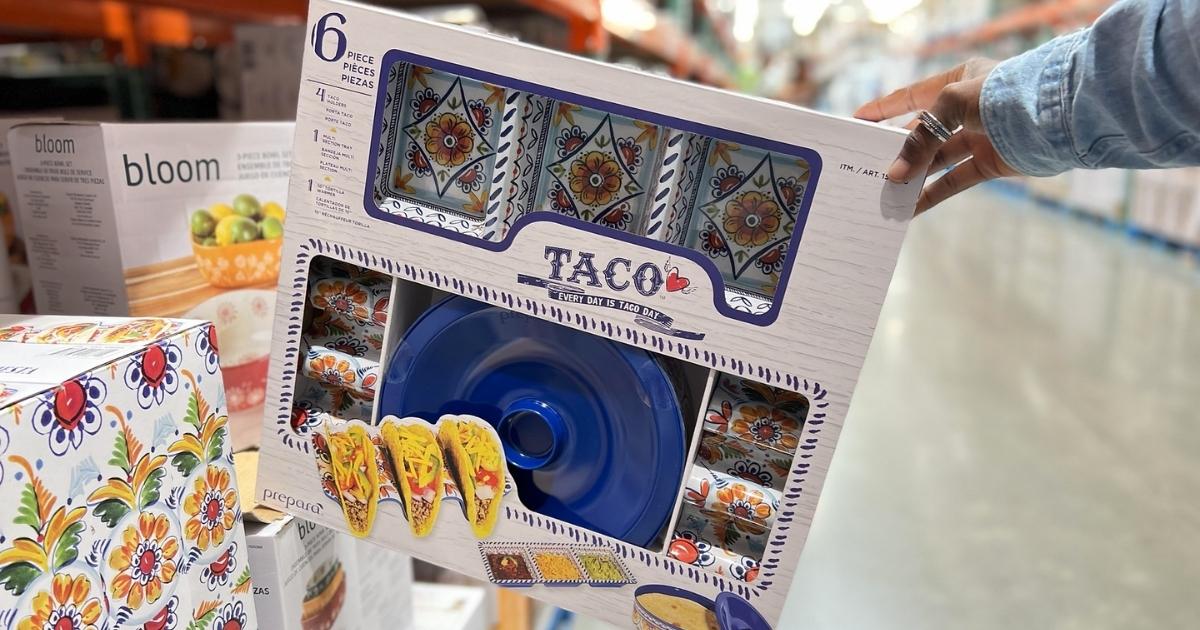 Taco Holder 6Piece Set Only 19.49 at Costco Plan a Taco Night for 4