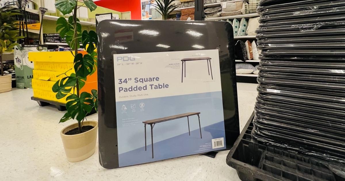 Padded Folding Table Only 22.99 at Target (InStore Only, Regularly 46!)
