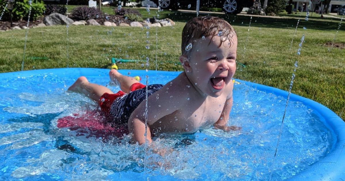 Inflatable Splash Pads from 12.78 on Amazon (Perfect for Kids & Pets