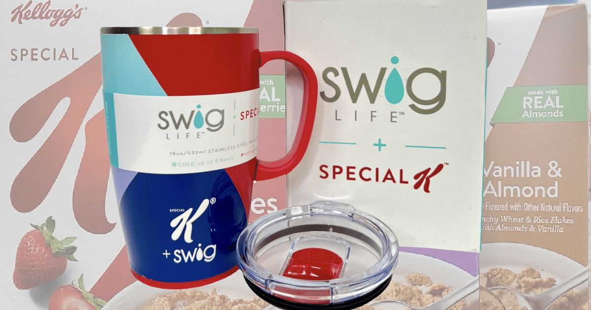4 Kellogg's Special K Cereals + Swig Life Travel Mug Only 10.58 After Cashback at CVS (60