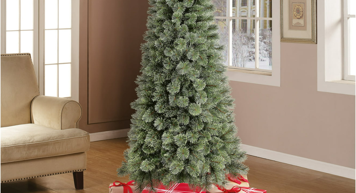 Walmart Christmas Trees on Sale 7' Spruce Cashmere Artificial Tree