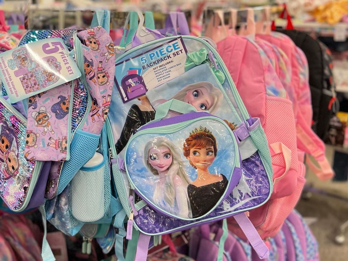 Character Backpack 5Piece Sets from 16 (Reg. 40) + Free Shipping for