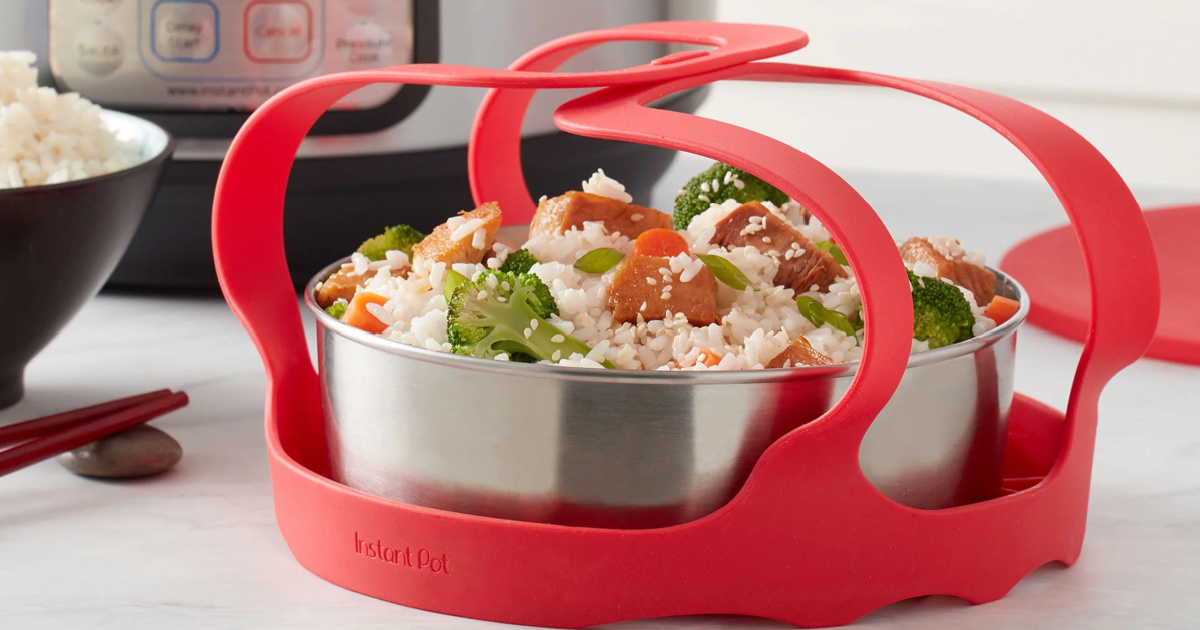 Instant Pot Accessories Round Cake Pan or Roasting Rack Only 6.49 on