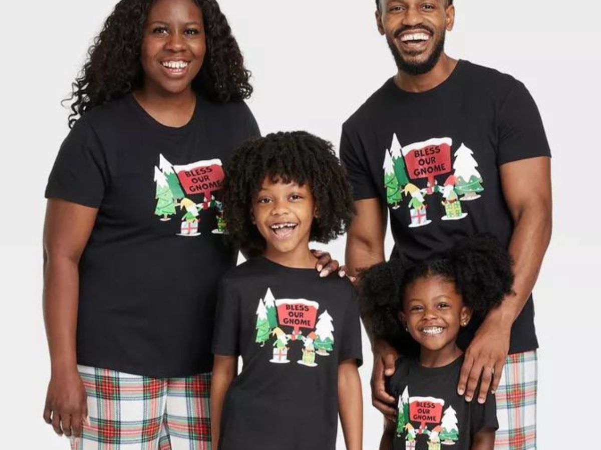 Matching Target Christmas Pajamas for the Family from 7