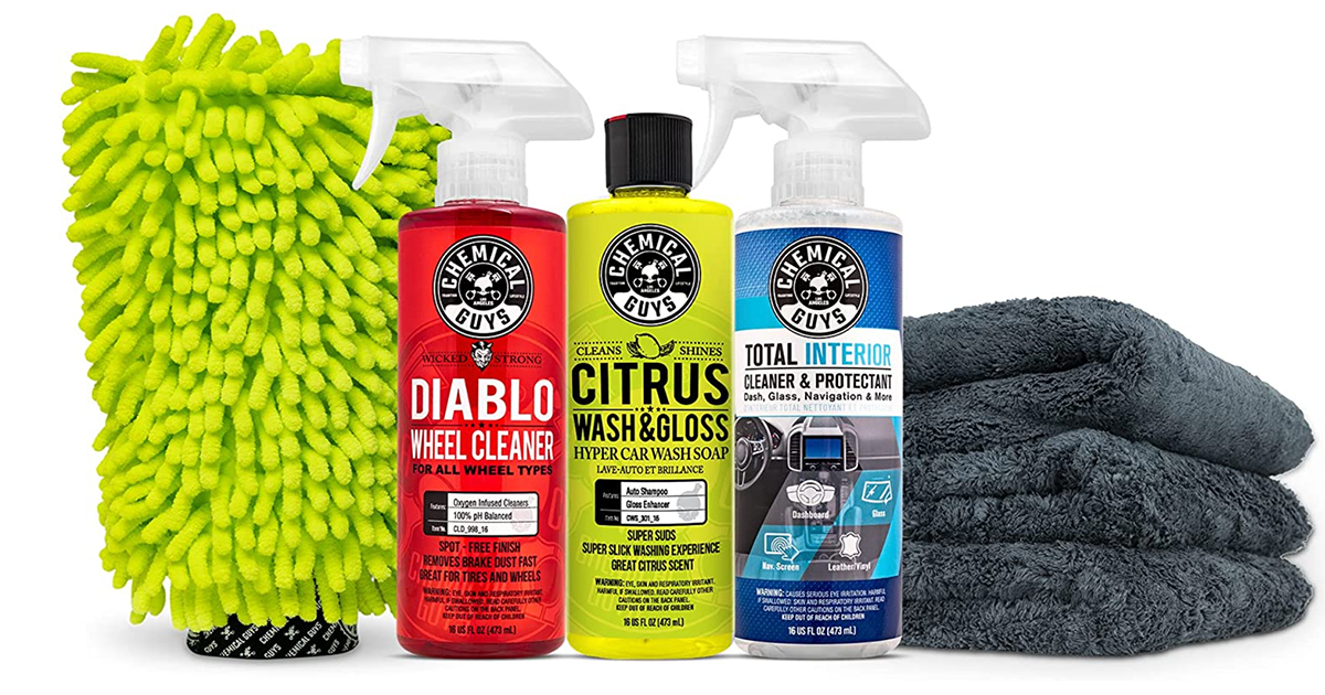 Chemical Guys Car Wash 7Piece Starter Kit Just 27.99 on Amazon