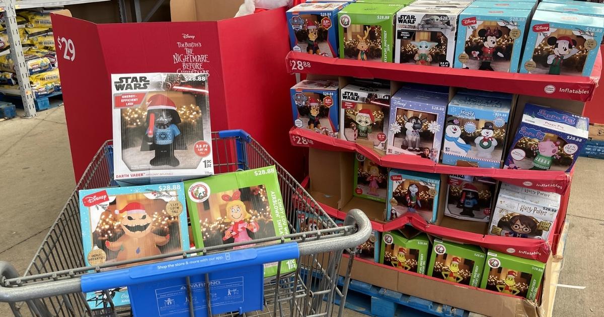 Walmart Christmas Inflatables from 12.98 Shop Disney, Star Wars, The