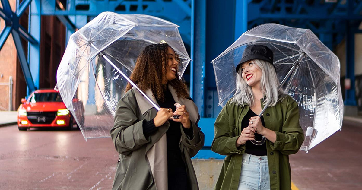 Totes Clear Bubble Umbrella Only 14.50 on Amazon (Regularly 28) + More