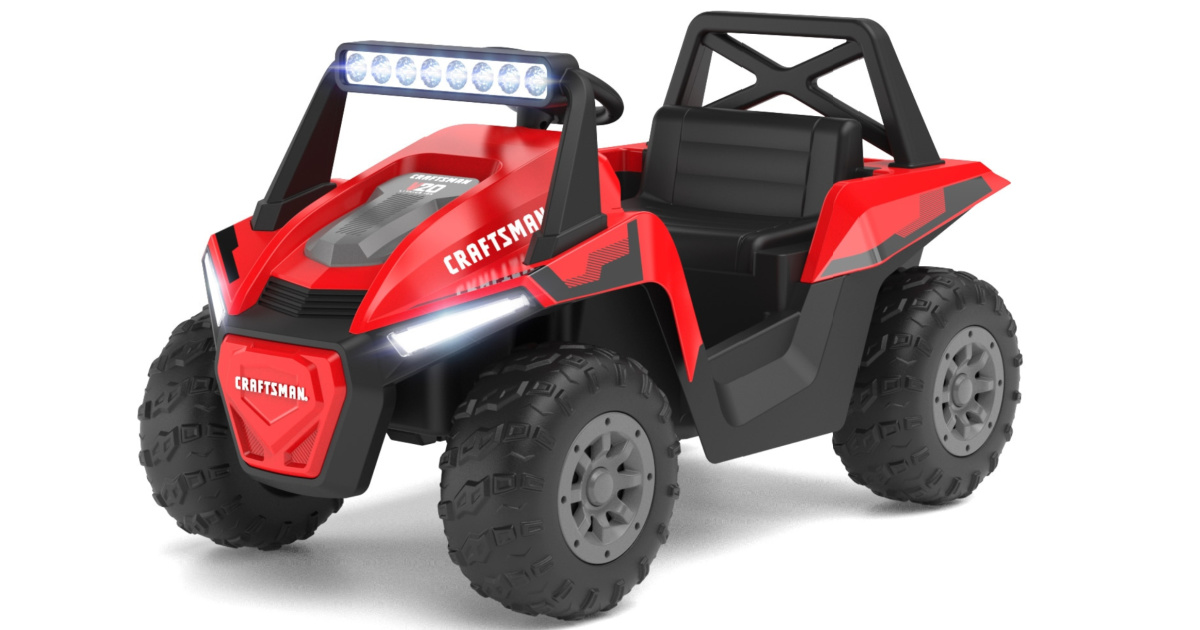 50 Off Craftsman UTV Ride On Toy at Lowe's (Includes Battery, Charger