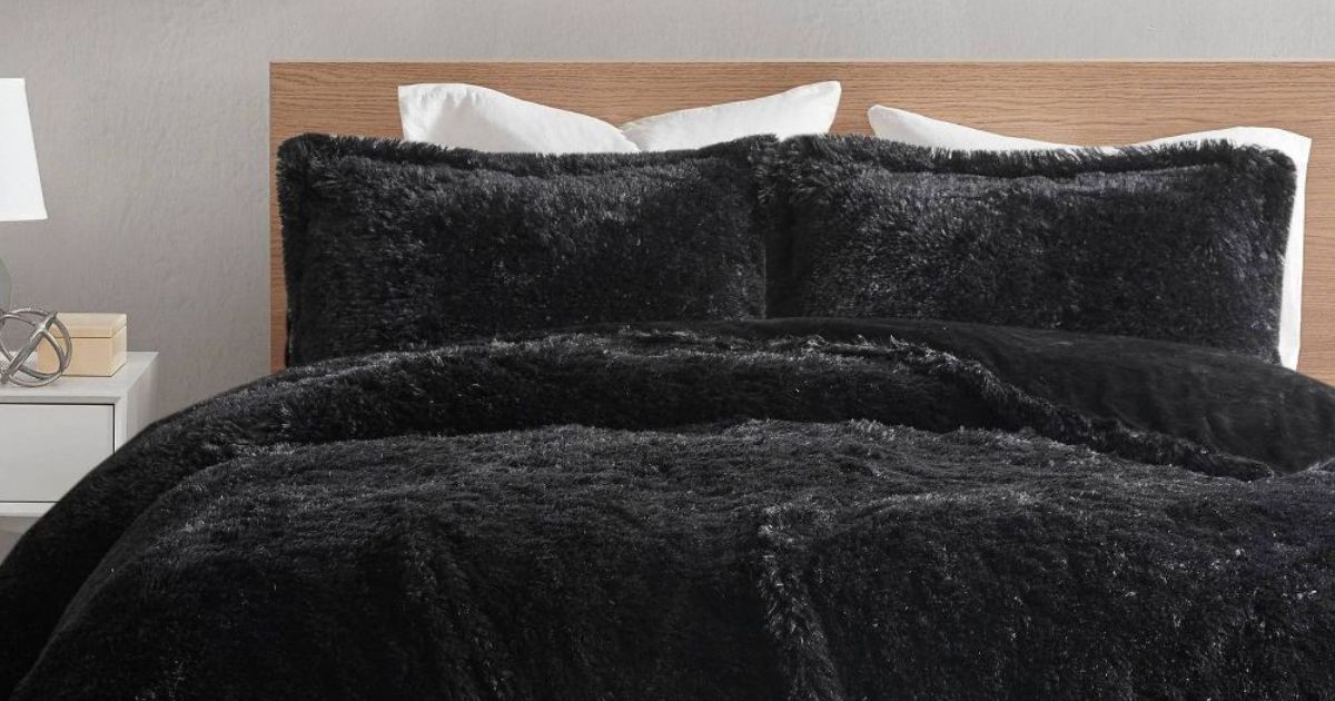 40 Off Target Bedding Shaggy Faux Fur Duvet Set from 35.99 Shipped