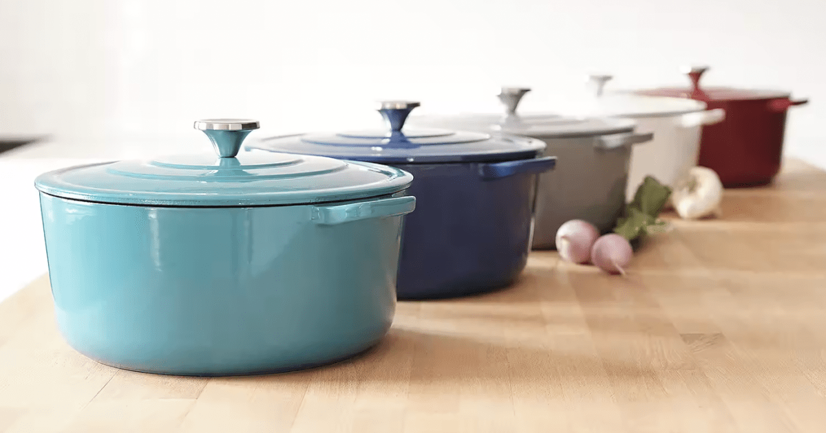 Cooks Cast Iron Dutch Ovens w/ Lid from 19.99 After Rebate on JCPenney